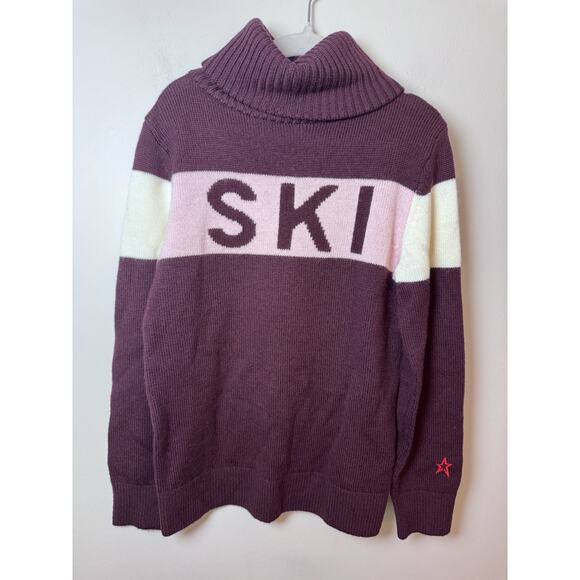 PERFECT MOMENT Kids Burgundy 'Ski' Merino Wool Turtleneck Sz 6 NWT $196 - Picture 10 of 14